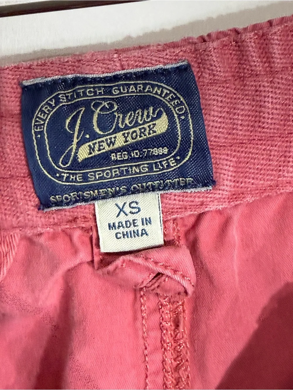 J.Crew Drawstring Waist Shorts Distressed Pink Size XS